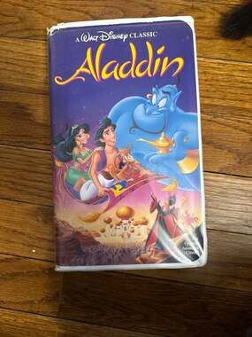 Walt Disney Black Diamond Classic Aladdin VHS 1993